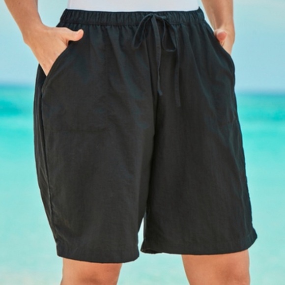 Swimsuits For All Other - New Taslon Nylon Swim Board Shorts size 4X 5X built in brief Swim365 black